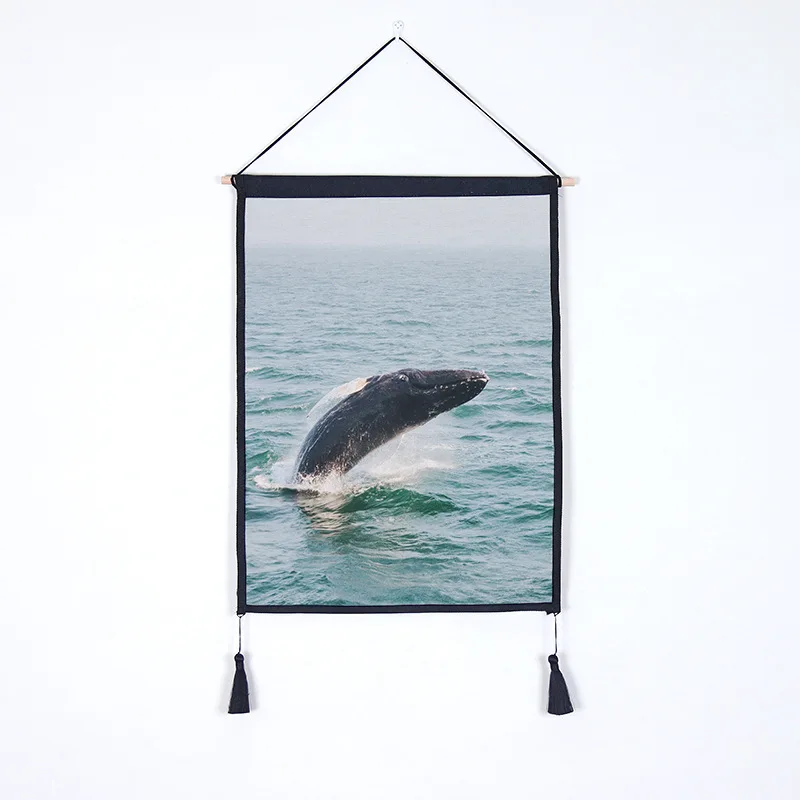 

Nordic Modern Fashion Animal Bedroom Background Wall Living Room Decoration Painting Hanging Cloth Wall Decoration
