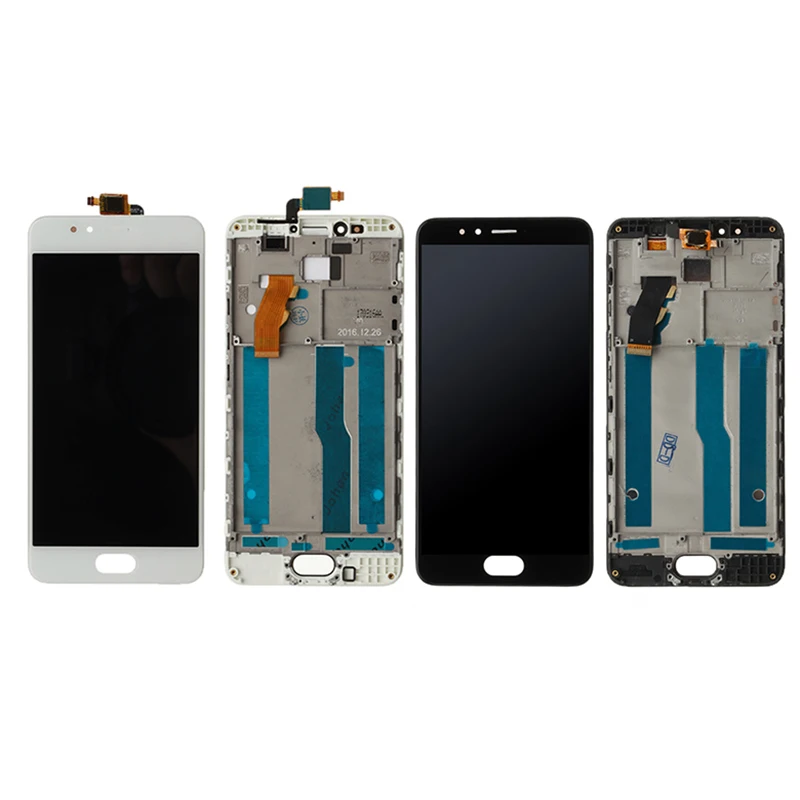 

For Meizu M5S Touch Screen Glass Replacement Parts for Meilan S5 M612Q M612M LCD Display Touch Screen Digitizer With Frame New
