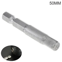 50mm high carbon steel hex shank screwdriver bit extension rod with magnetic extension positioning rod for electric drill