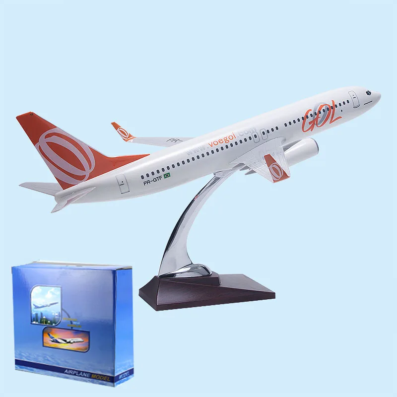 40 см 737 B737 гол Бразилия авиакомпаний VOEGOL 1/100 весы игрушечные модели самолетов