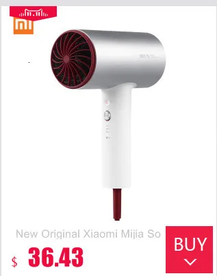Новинка, Xiaomi Soocare Soocas H3S, анион, фен для волос, корпус из алюминиевого сплава, 1800 Вт, воздушный выход, анти-горячий, инновационный диверсия, дизайн