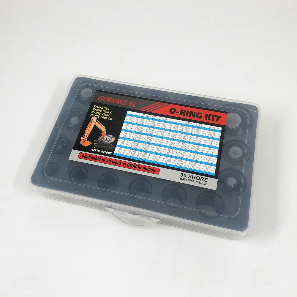 Набор уплотнительных колец O-RING для HITACHI экскаватора Hitachi 626 шт. ZAXIS 330 360LC 450H 360LCK NBR90