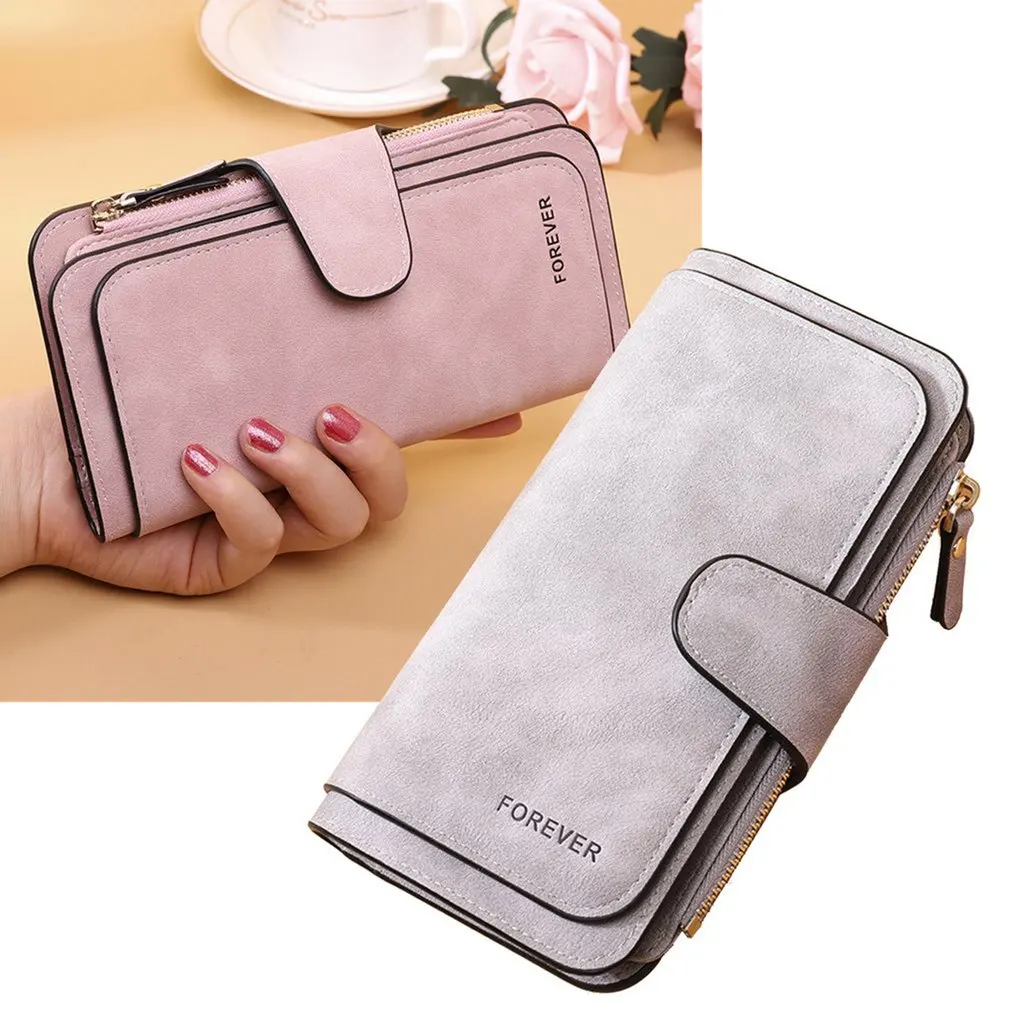 Новинка 2021 Модный женский кошелек из мягкой искусственной кожи кошельки на