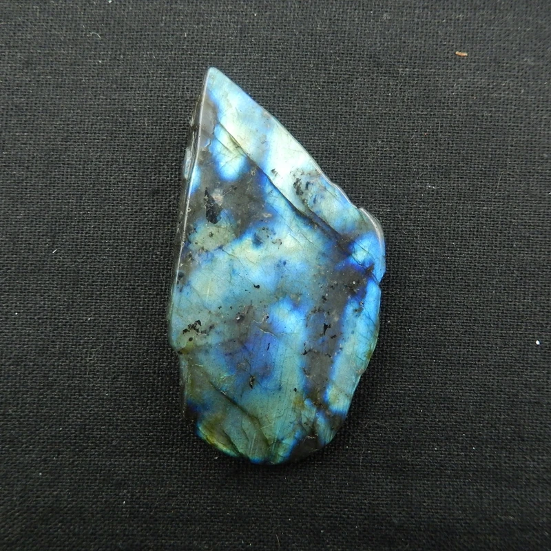Natural Fashion Labradorite Cabochon,68x37x13mm 44.7g semiprecious stone jewelry bead