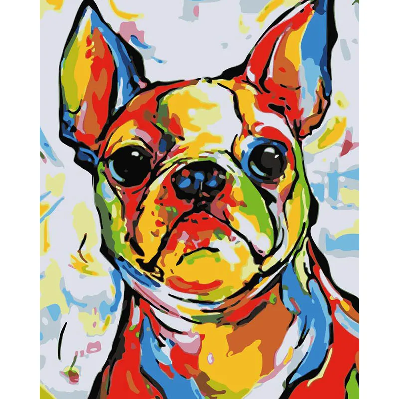 

Frame Landscape DIY Painting By Numbers Wall Art Picture Acrylic Canvas Painting For Wedding Decoration Drop Shipping