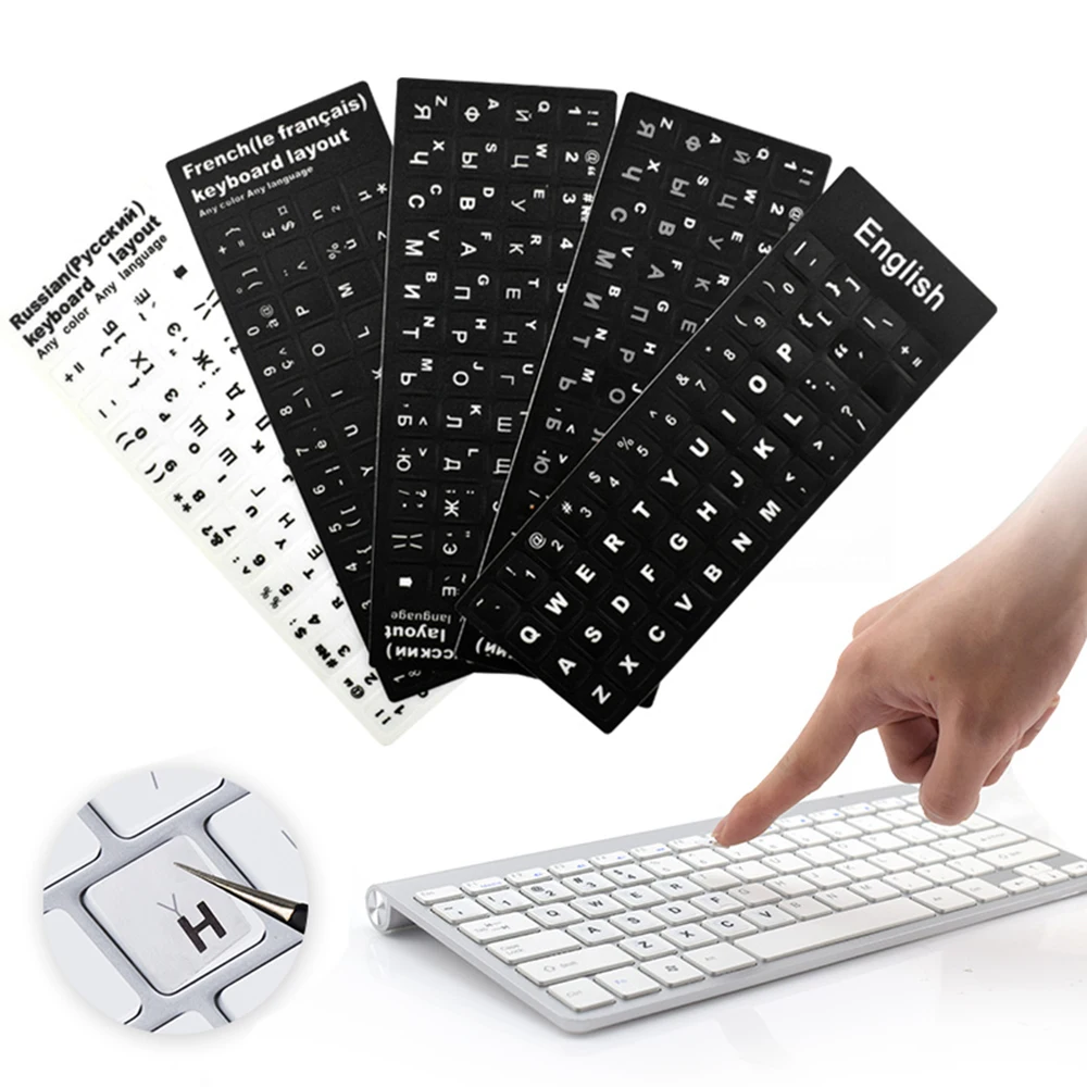 

For Laptop Non-slip Russian/English/Spanish/Deutsch/Arabic/Italian/Japanese Letter