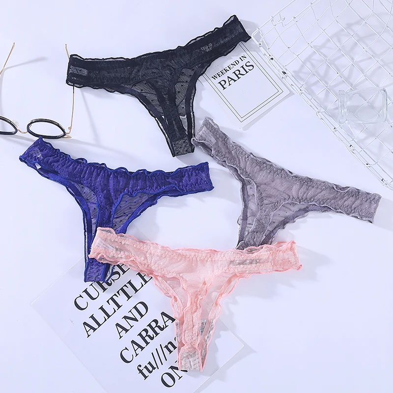 Новые женские прозрачные трусики нижнее белье стринги с t образной спинкой