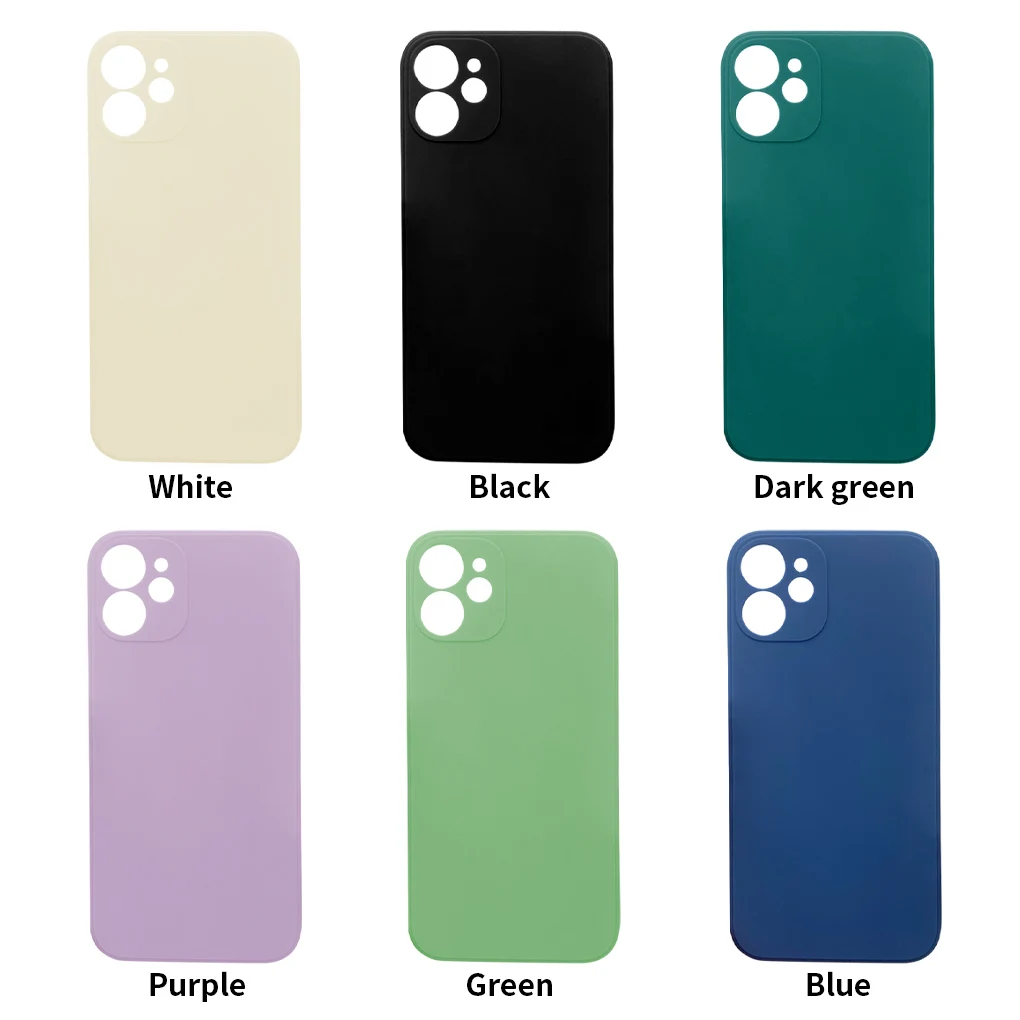 

2021 Best Silicone Flock Phone Cover Back Phone Case Anti-scratch Mobile Protector with Precise Holes for iPhone 11 12 Pro Max