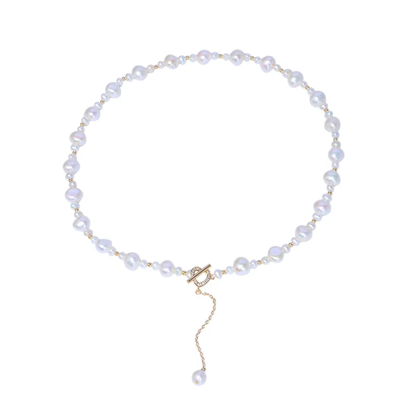 

Temperament Freshwater Pearl Necklace 210326-81