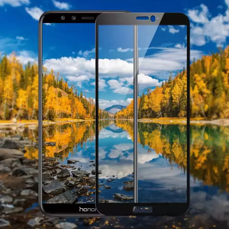 Чехол для honor 9 lite закаленное стекло Защита экрана huawei светильник полное покрытие