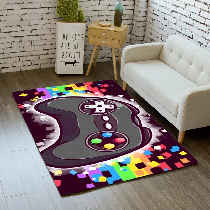 Game Console Rug Carpet In The Living Room 3D Printing Cartoon Bedroom Balcony Entrance Door Mat Floor Home Decoration | Дом и сад