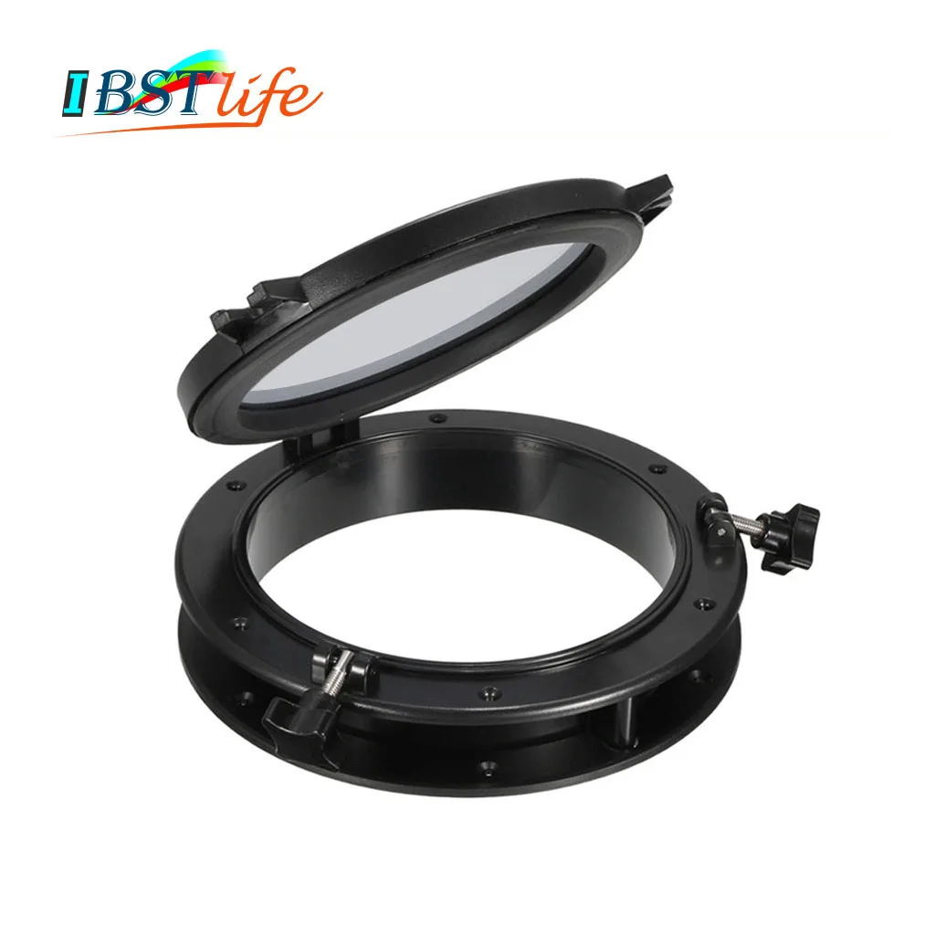 

265mm Marine Boat Yacht RV Porthole ABS Plastic Round Hatches Port Lights Replacement Windows Port Hole Opening Portlight