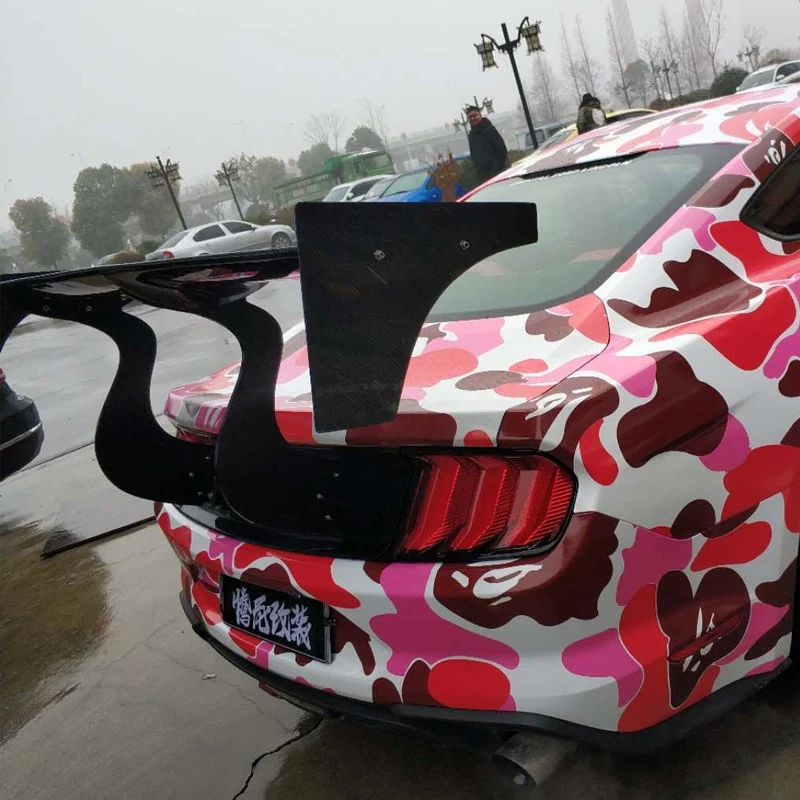 2015 2019 Mustang задний спойлер GT wing RBT Стиль FRP/углеродное волокно Для FORD MUSTANG высокое