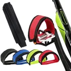 1 шт. педали велосипеда велосипедный пояс фиксированный Шестерни велосипедные педали полосы комплект обуви с ремешками на щиколотке на велосипеде анти-скольжения штаны на подтяжках