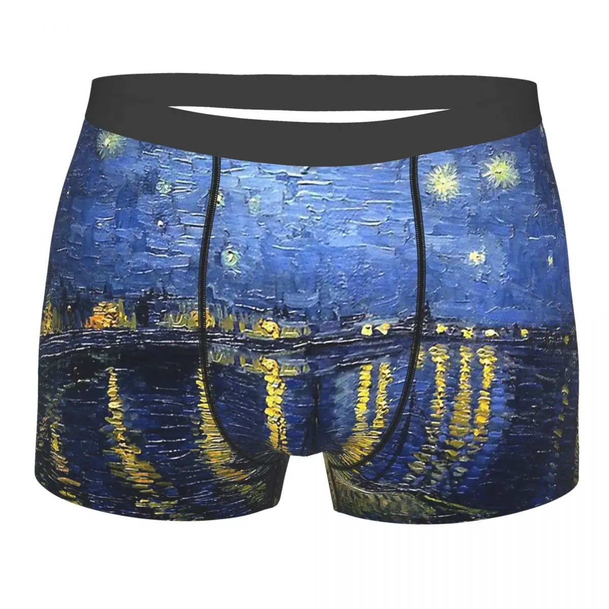 

Трусы-боксеры Over The Rhone Van Gogh, мужские хлопковые трусы, удобные шорты, нижнее белье