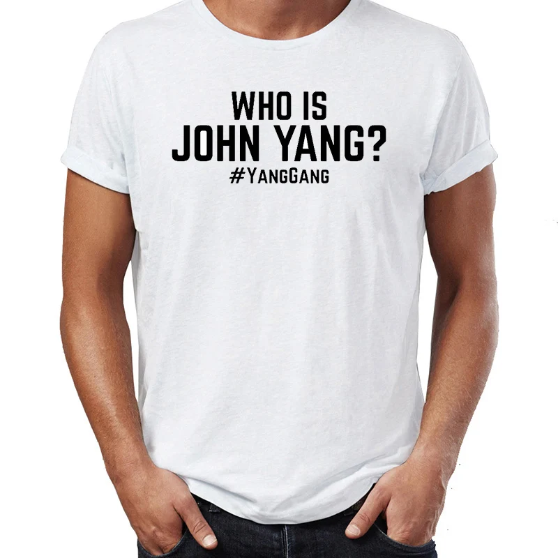 Мужская футболка Andrew Yang 2020 Gang Freedom Dividend Democracy Dollar John Awesome Art Tee | одежда