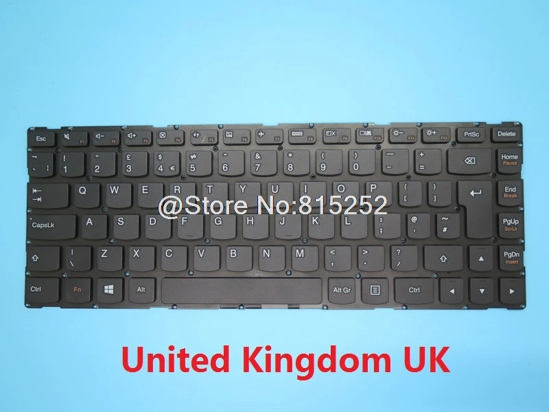 Клавиатура для lenovo YOGA 500-14IBD 500-14IHW 500-14 FLEX 3-14 английский США Словенский SL Великобритания Турция TR Arabia AR с подсветкой Новинка