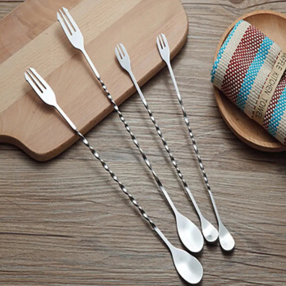 1 шт. 26/32 см коктейльное Палочки коктейльные палочки мешалка бар ложка для