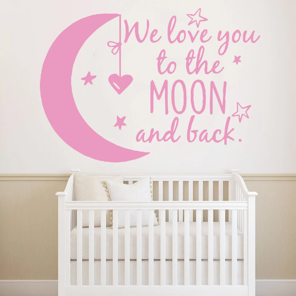 

Lovely love you Quote Wall Stickers Wallpaper For Girl Bedroom Frase Baby Sticker Kids Rooms Vinyl Wallpaper Phrase stickers