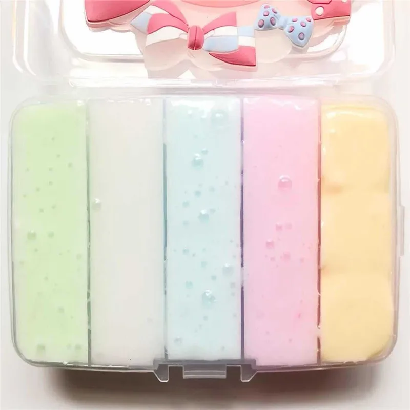 Глина для моделирования Девушка синего океана сделай сам Хрустальная грязь