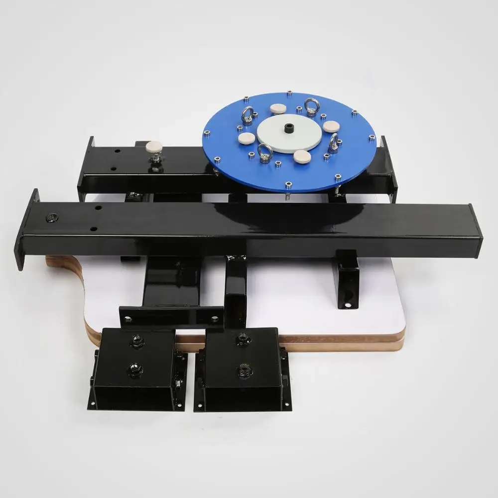 

4 color 2 station silk screen printing machine t-shirt printer press equipment