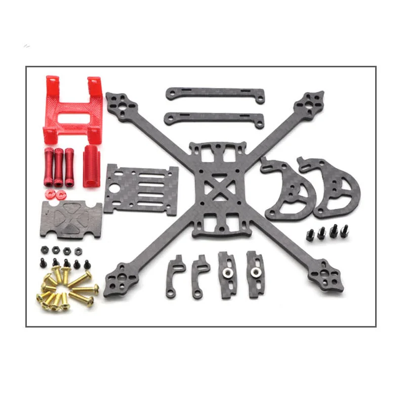 

HSKRC X150 150mm Wheelbase 3 Inch 3mm Arm Carbon Fiber FPV Racing Frame Kit for RC Drone FPV Racing