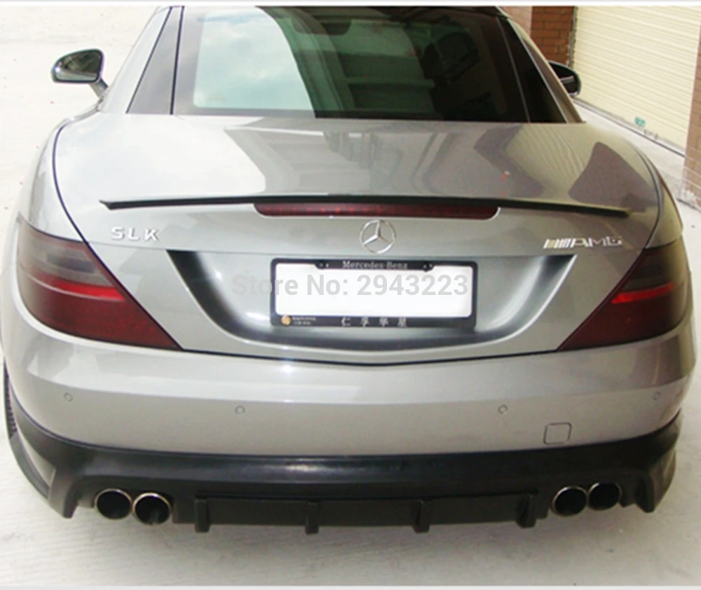 Задний спойлер для багажника из углеродного волокна крыло Mercedes R171 Benz SLK Class 2012 2013