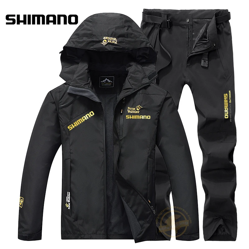 

Мужская осенне-зимняя новая одежда для рыбалки SHIMANO уютные ветрозащитные водонепроницаемые дышащие Рыболовные костюмы уличные спортивные ...