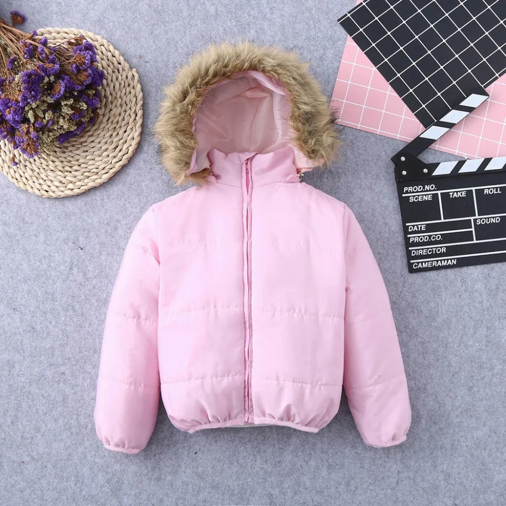 Baby Girl Boy Clothes Kids Winter Jacket For Kids Girls Solid Hoodie Baby Winter Coat Cute Warm Baby Boy Winter Jackets Girls