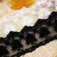 1yards high quality lace fabric guipure craft supplies 7 5cm ribbon embroidery lace sewing trimmings dress dentelle encaje qz13