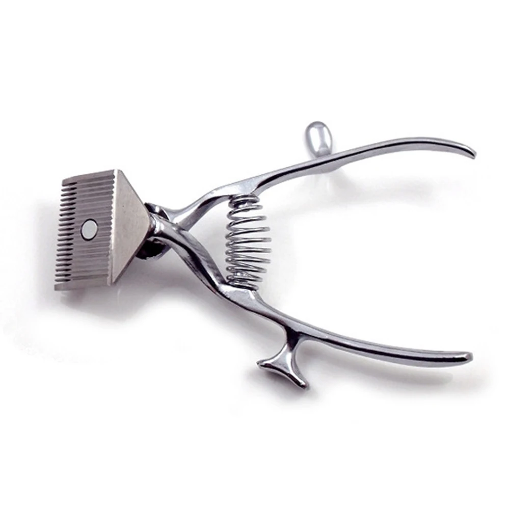 

Manual hair clipper, non-electrical low noise hair clipper