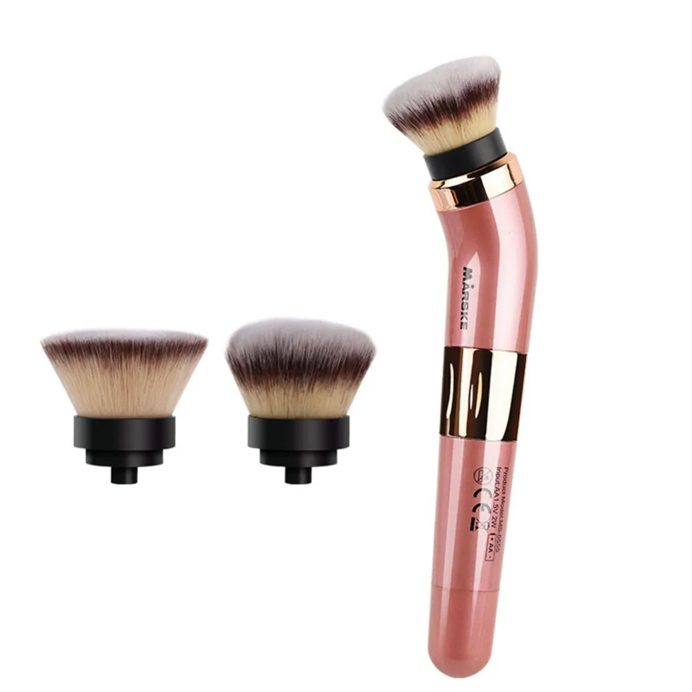 Electric Makeup Brush BB Cream Foundation Loose Powder Blush Brush With 360 Degree Rotating Head Beauty Tool