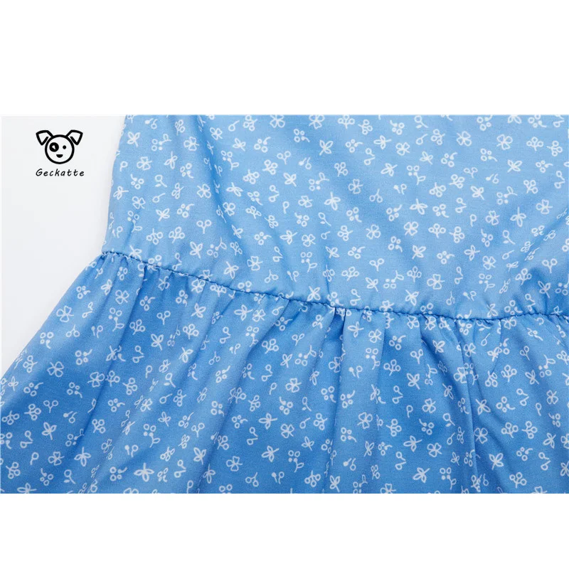 Geckatte/Новые Детские платья для девочек летнее платье одежда маленьких принцессы с