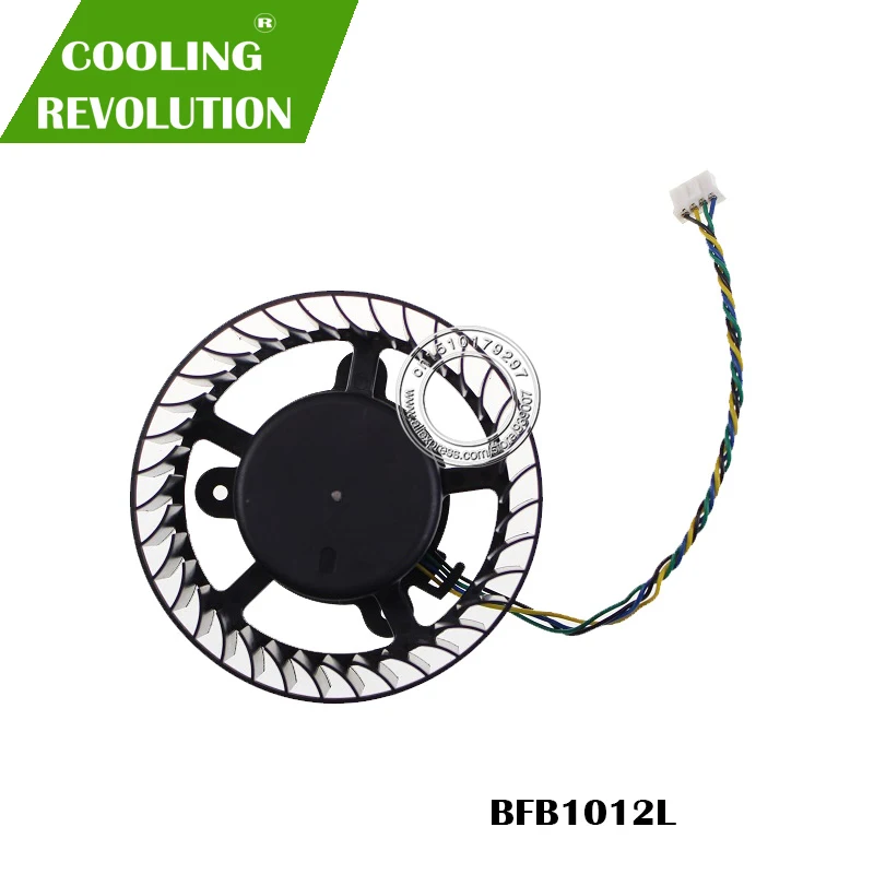 Радиальный охлаждающий вентилятор для видеокарты BFB1012L DC12 в 0.48A -5M1T 4PIN VGA 75 мм для nVidia GeForce 8800GTS/GTX
