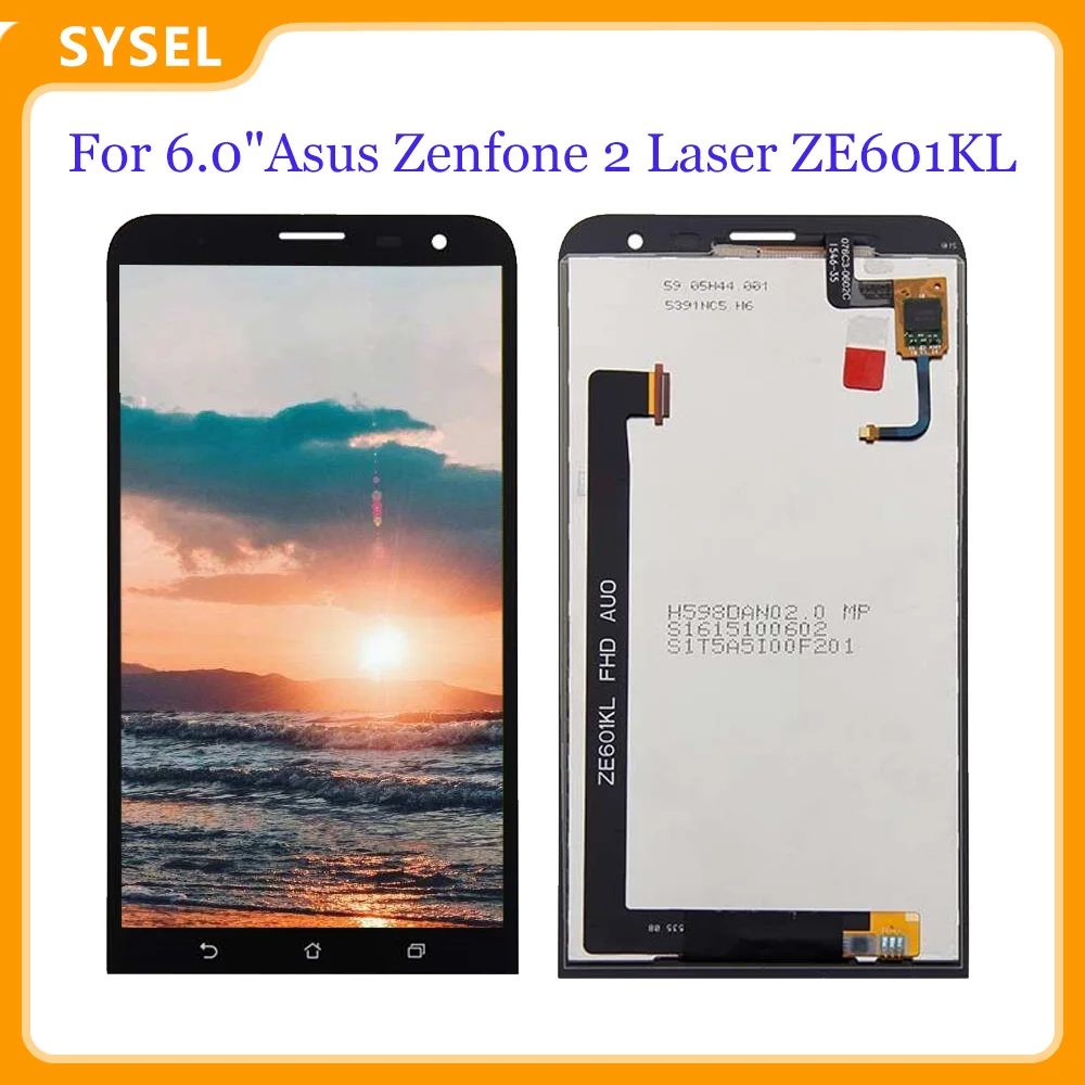 Для 6 0 &quotAsus Zenfone 2 Laser ZE601KL Z011D модуль ЖК дисплей и дигитайзер Экран сенсорный экран