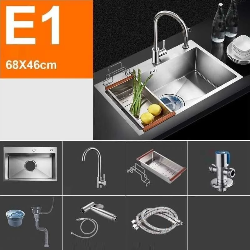 

Кухонный смеситель из нержавеющей стали, кухонный кран для кухни, кухонная раковина для посуды