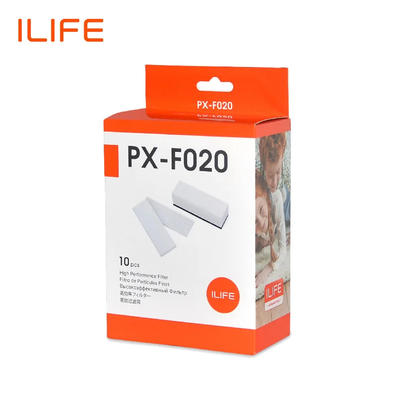 ILIFE A4s A8 A6 10 шт. Сменный Набор фильтров для Робота вакуумной PX-F020