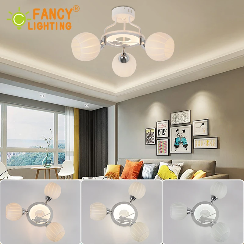 Современный светильник люстра с резервуаром акриловый панель