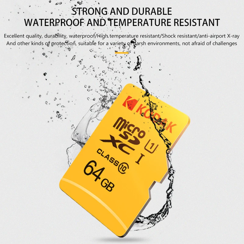 Карта памяти KODAK U1 Micro SD высокоскоростная карта sd класс 10 128 ГБ 32 16 TF/SD | Компьютеры и