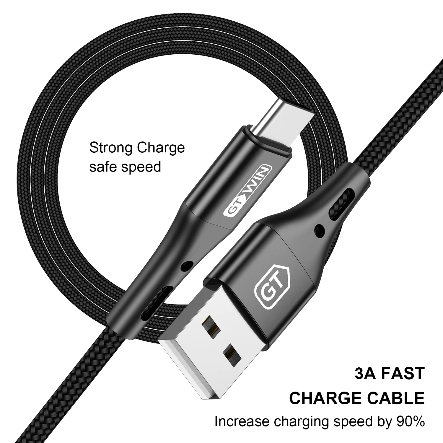 GTWIN 3 м usb type C кабель для iPad Pro samsung A50 USB C зарядное устройство для мобильного телефона Быстрая зарядка type C кабель для huawei P30 Xiaomi