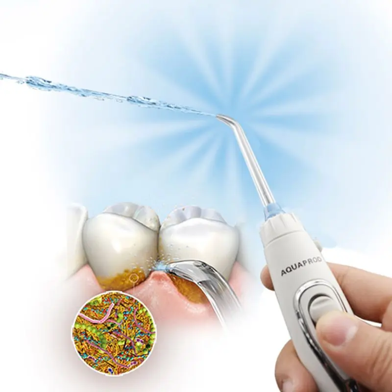 

Professional Water Flosser, White Electric Oral Irrigator Whitens Teeth Gently And Removes Teeth Stains Without Bleach