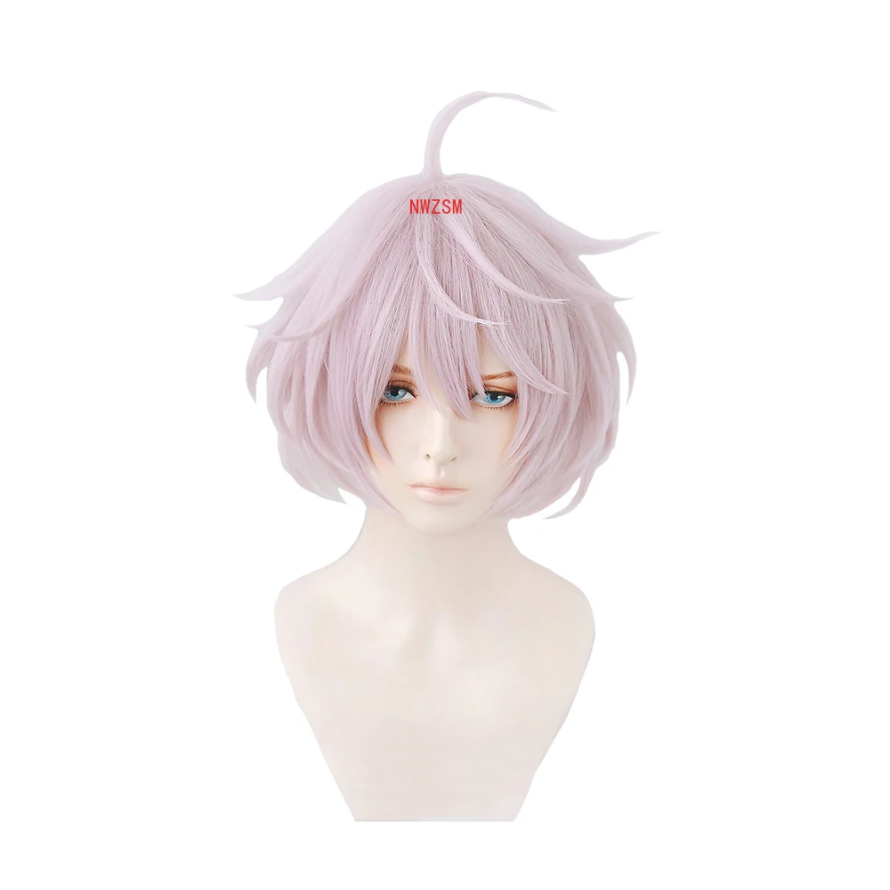 

Senju Kawaragi Cosplay Wig Anime Tokyo Revengers Senju Kawaragi Purple Pink Short Heat Resistant Synthetic Hair Halloween Wigs