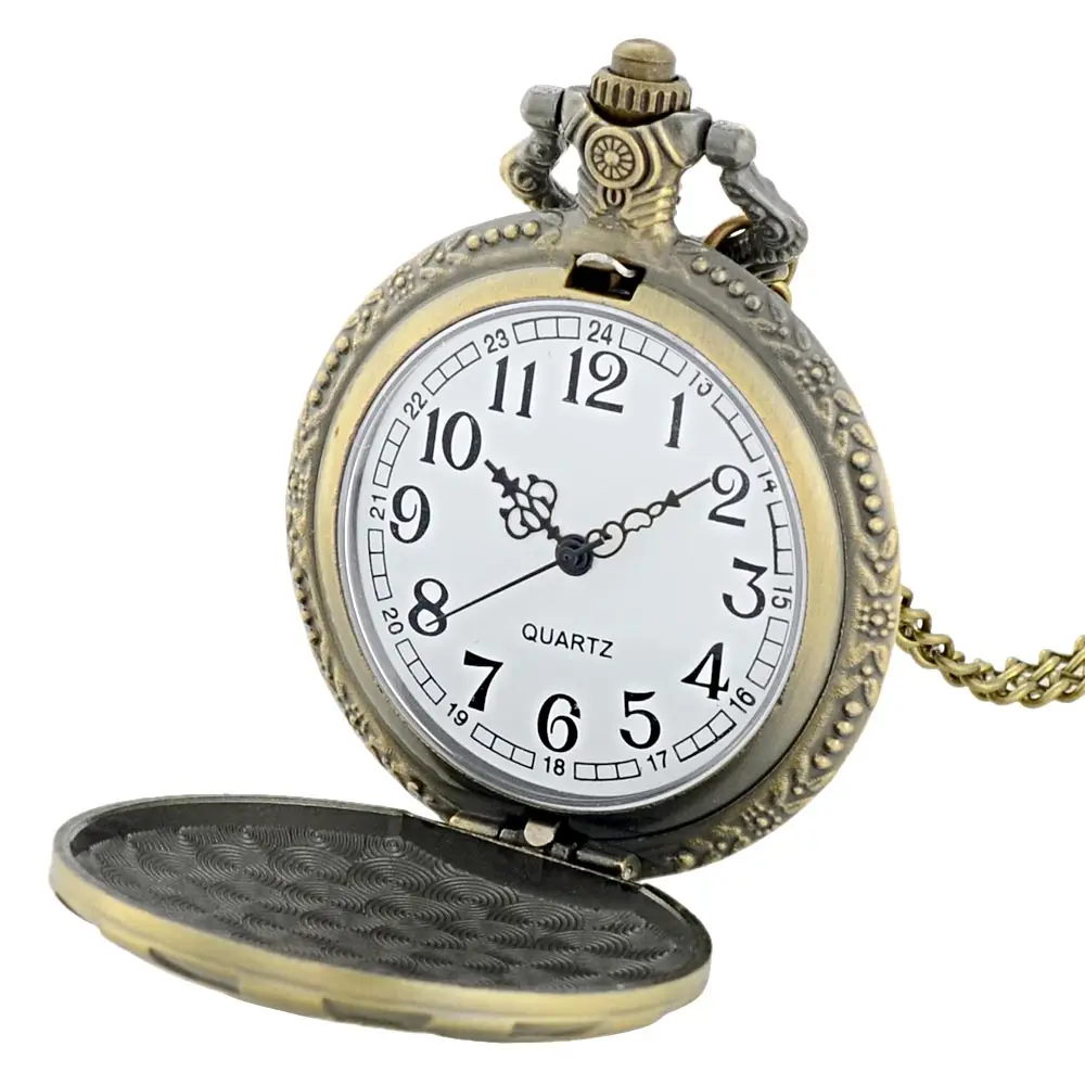 IBEINA винтажные Модные кварцевые карманные часы бронзовая игра Fallout 4 хранилище 111