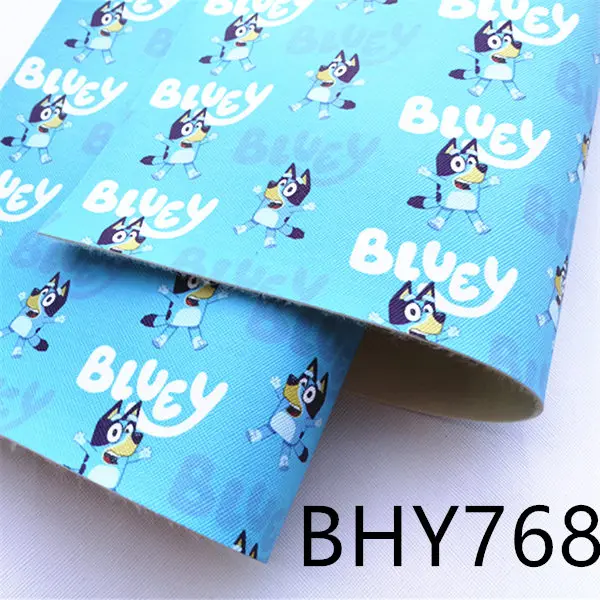 BHY768 A4 20*33 см мультфильм собака печать искусственная кожа для DIY аксессуары BHY768 - Цвет: BHY768