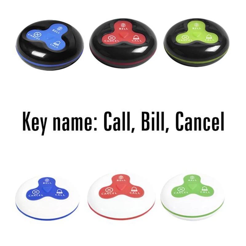 Беспроводная кнопка вызова система заказа используется для ресторана кафе