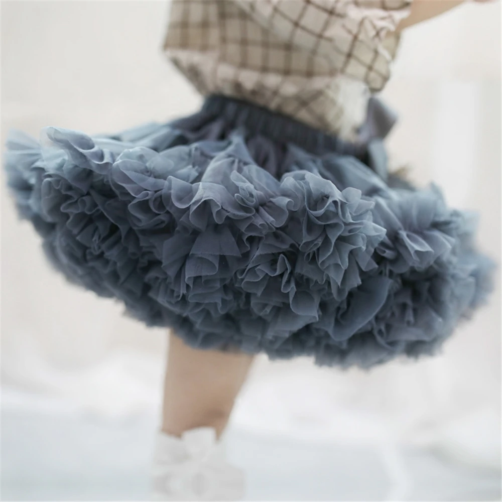 Юбка-пачка Детская летняя желтого фиолетового коричневого цветов | одежда и