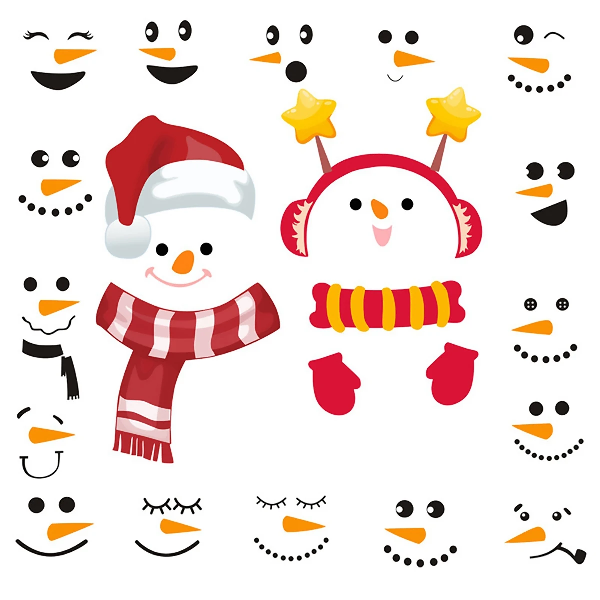 QIFU декор для холодильника Рождественские украшения для дома Navidad Санта Клаус новогодний Декор