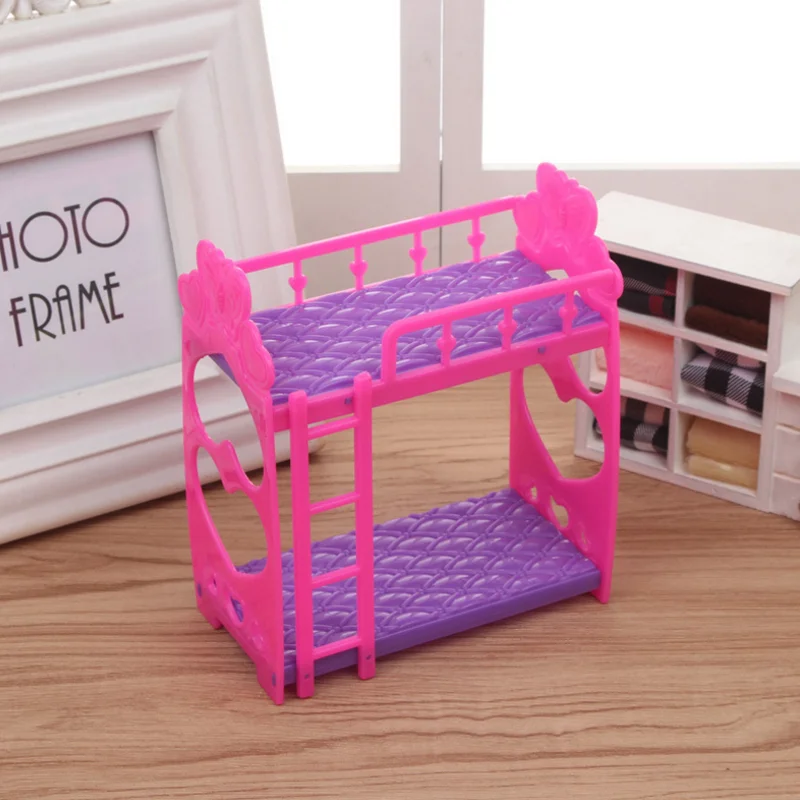 1 компл. прекрасный подарок на день рождения для девочки пластиковая кровать