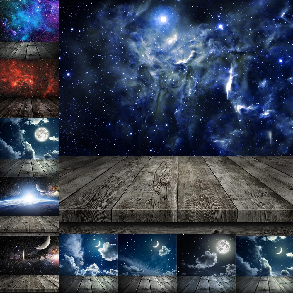 

WHISM Starry Sky Star Series Spray Painting Canvas 5x7 Feet Vertical Version Rectangular Photography Background Cloth Home Decor