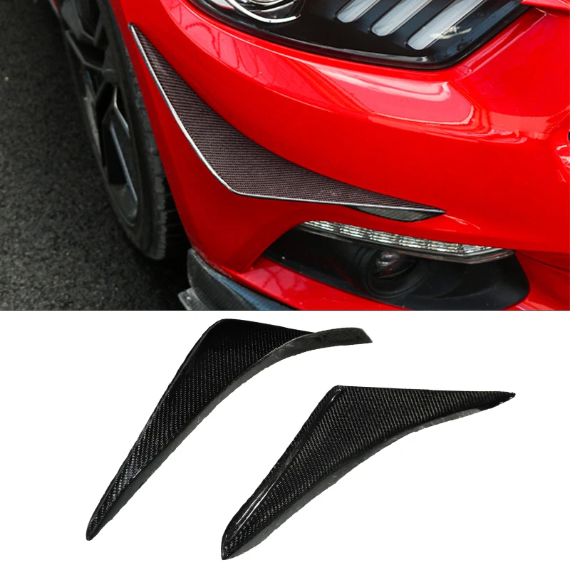 Разделители переднего бампера из углеродного волокна боковые фартуки Winglet Wings